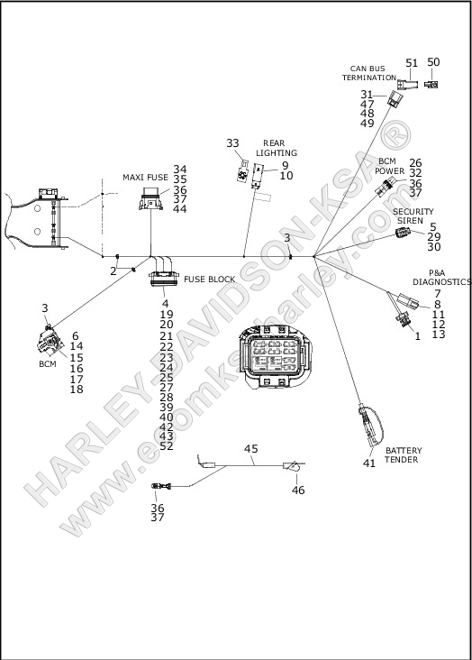 WIRING HARNESS, MAIN, ABS - (8 OF 8)